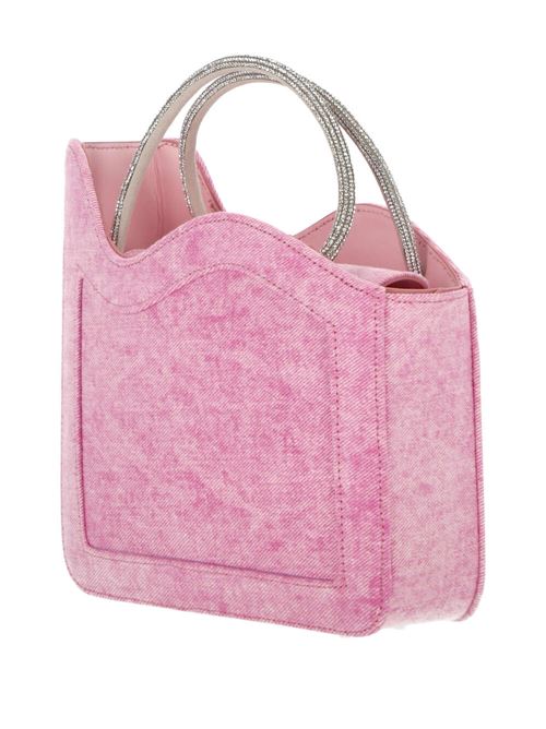 Light pink denim woman bag Le Silla | 9947ZBAGXXXXGIR719